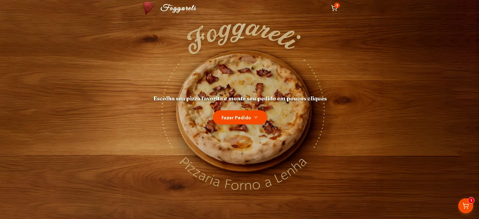 Cardápio Digital Foggareli